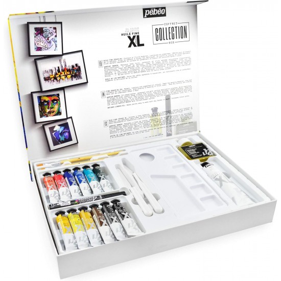 Set 23 Piece Set XL Professional Studio Oil Colors Complete Set Pebeo